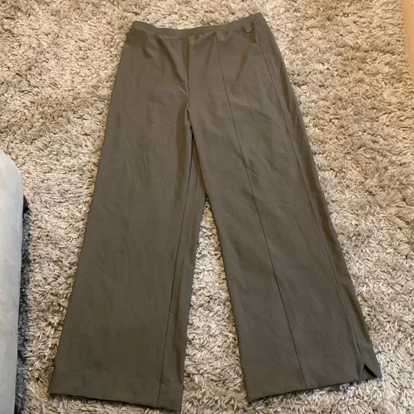 VSX LUXRib Wide-Leg Pant - Terra Olive - Picture 5 of 7